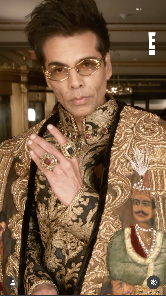 Karan Johar before the Met Gala